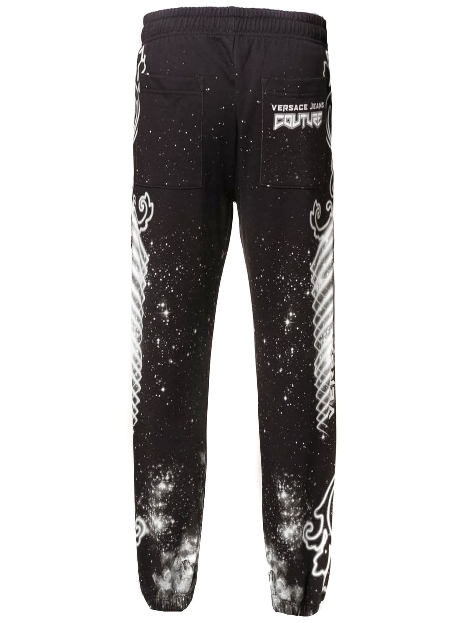 Black Cotton Track-pants