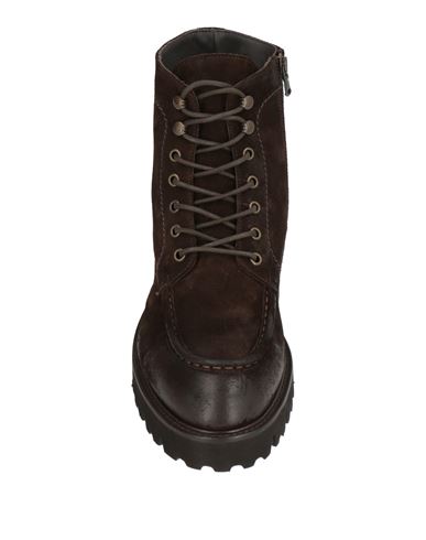 Man Ankle boots Dark brown Size 7 Leather