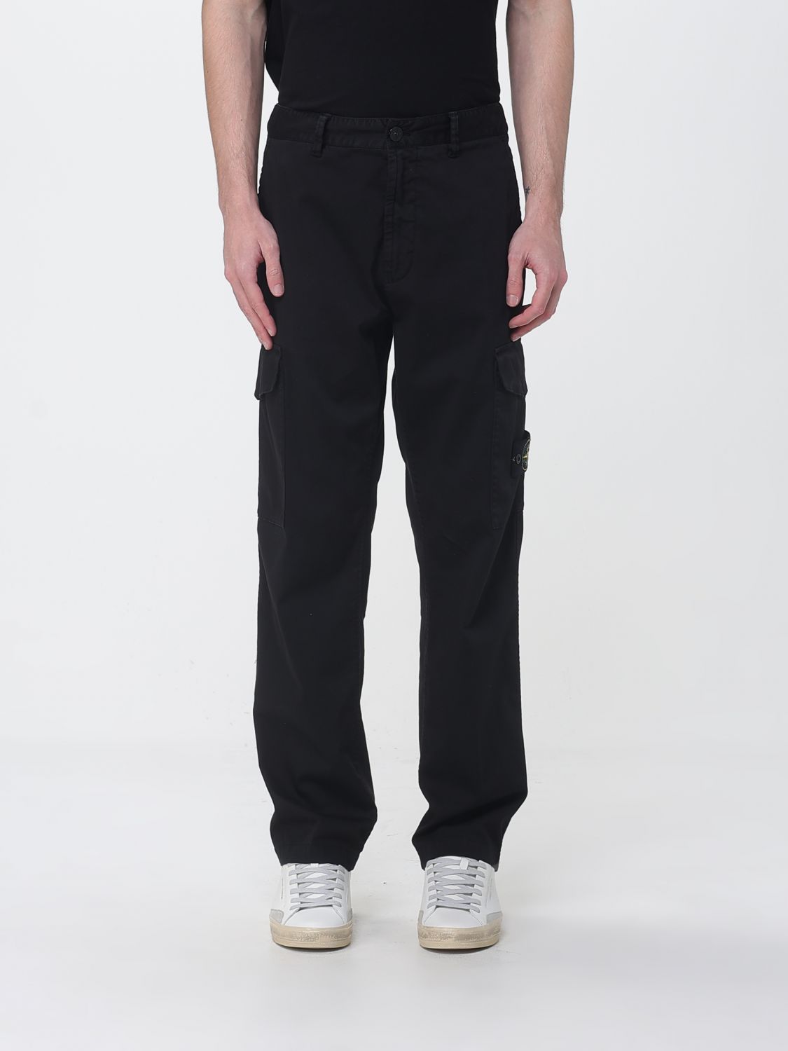 Pants Men color Black