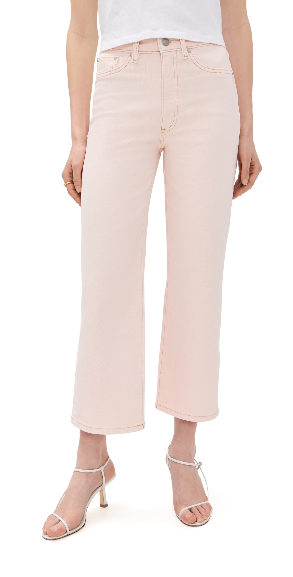 Karmine Petite Refined Wide Leg Jeans Ballet