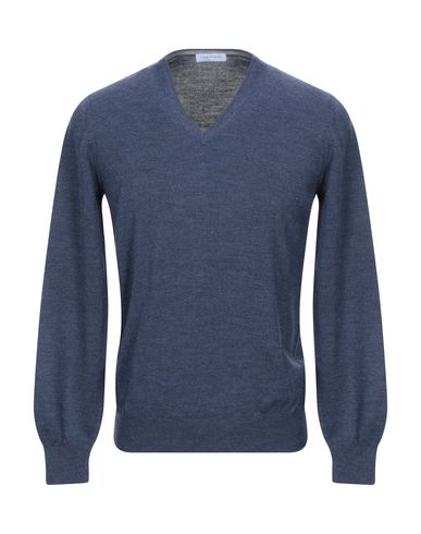 Man Sweater Slate blue Size 40 Virgin Wool