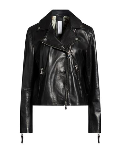 Woman Jacket Black Size 10 Leather