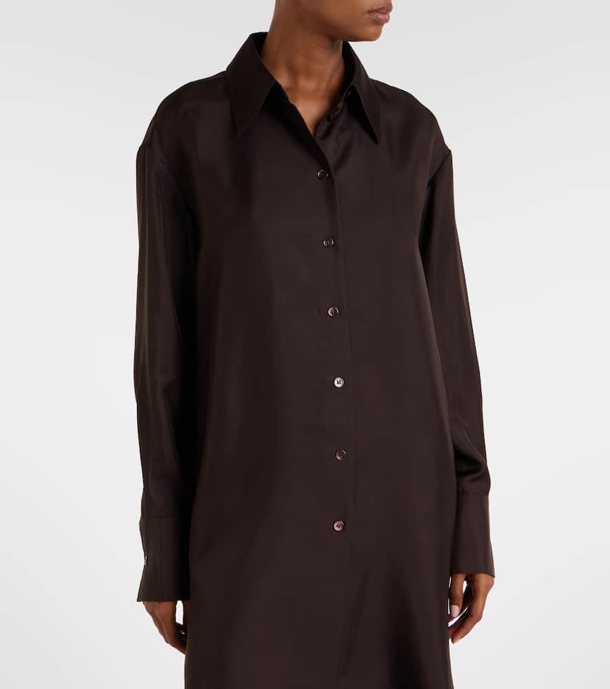 Róhe Oversized silk shirt