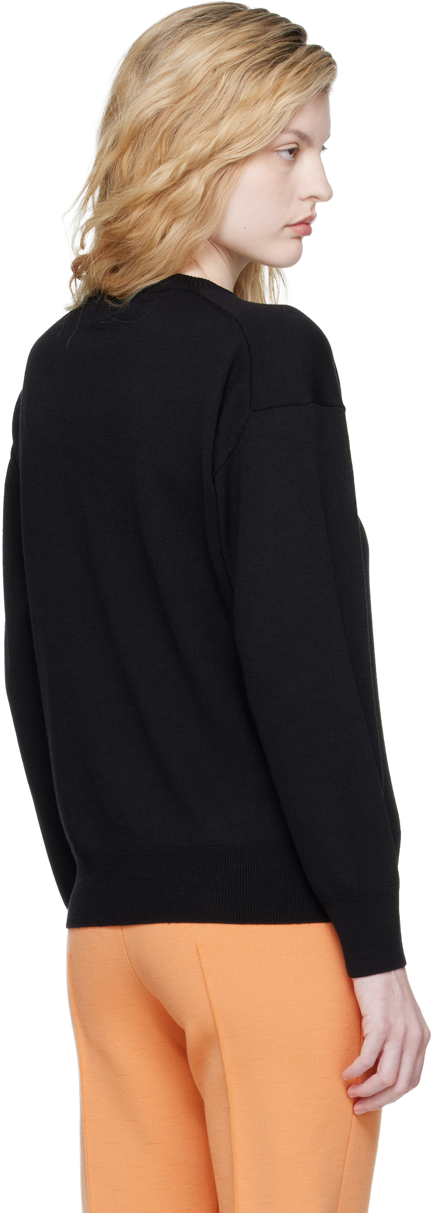 Black Jenna Pullover Sweater