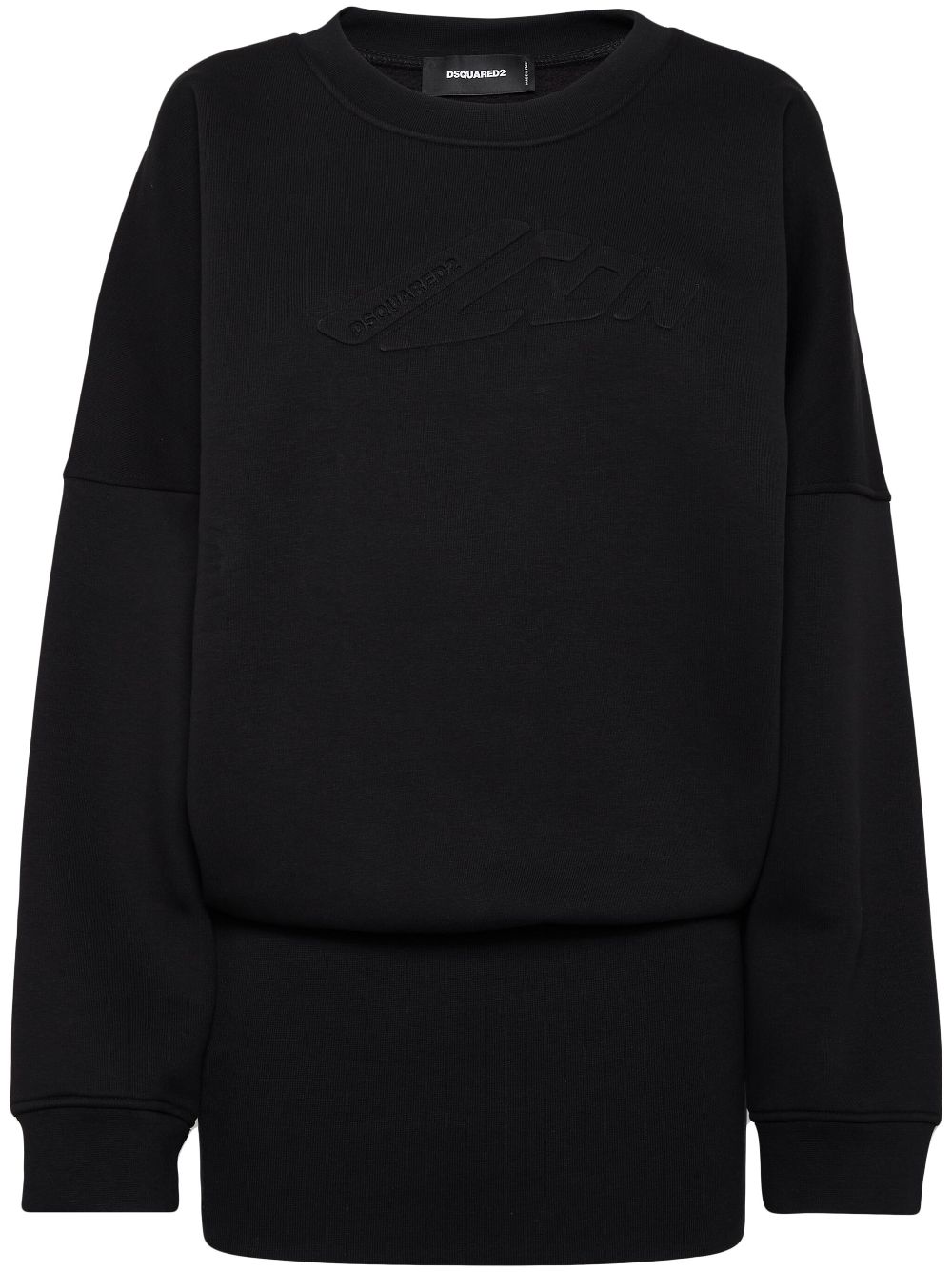 Icon sweatshirt dress - Black