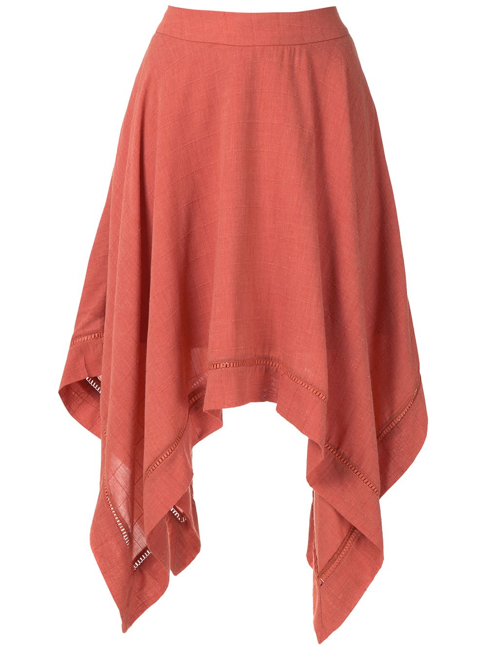 Violette asymmetric skirt - Orange