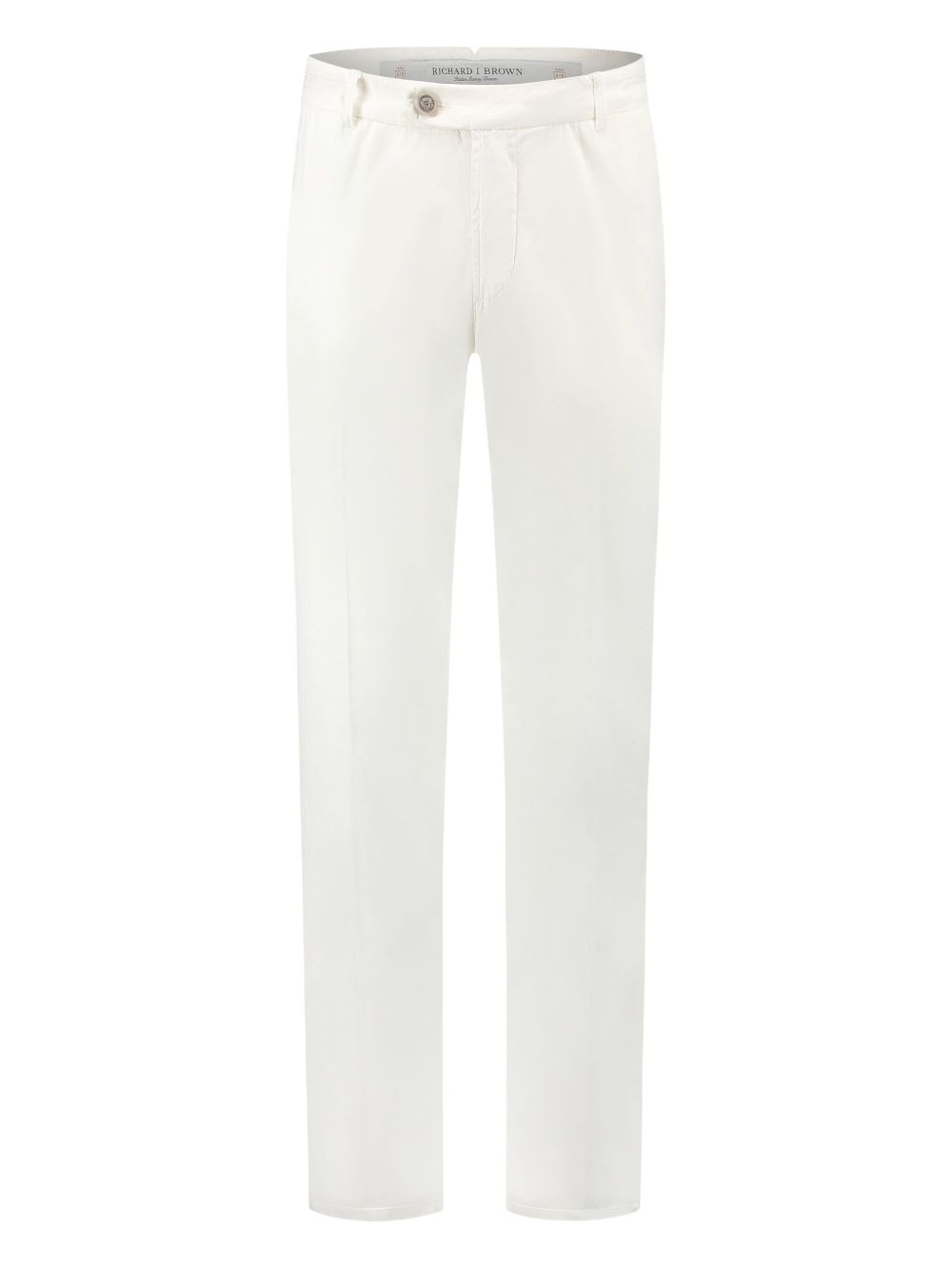 Richard J. Brown logo-patch trousers - White