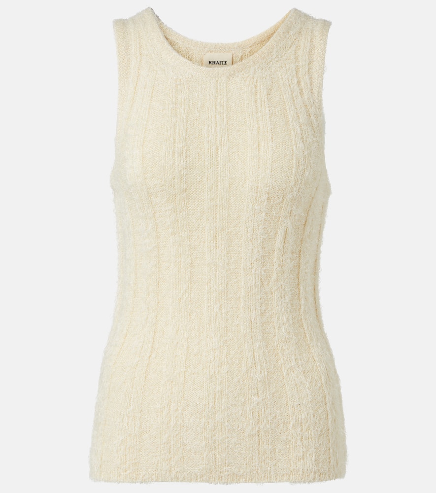 Lena silk and cashmere tank top