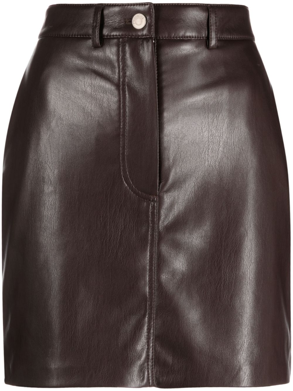 Okobor faux-leather miniskirt - Brown