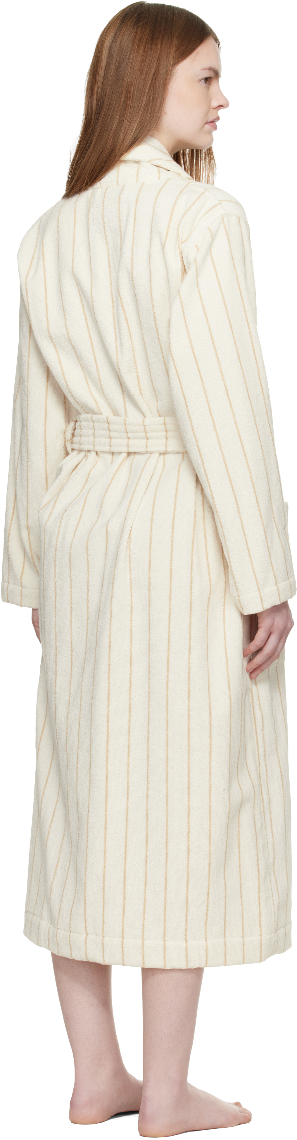 Off White Terry Classic Bathrobe