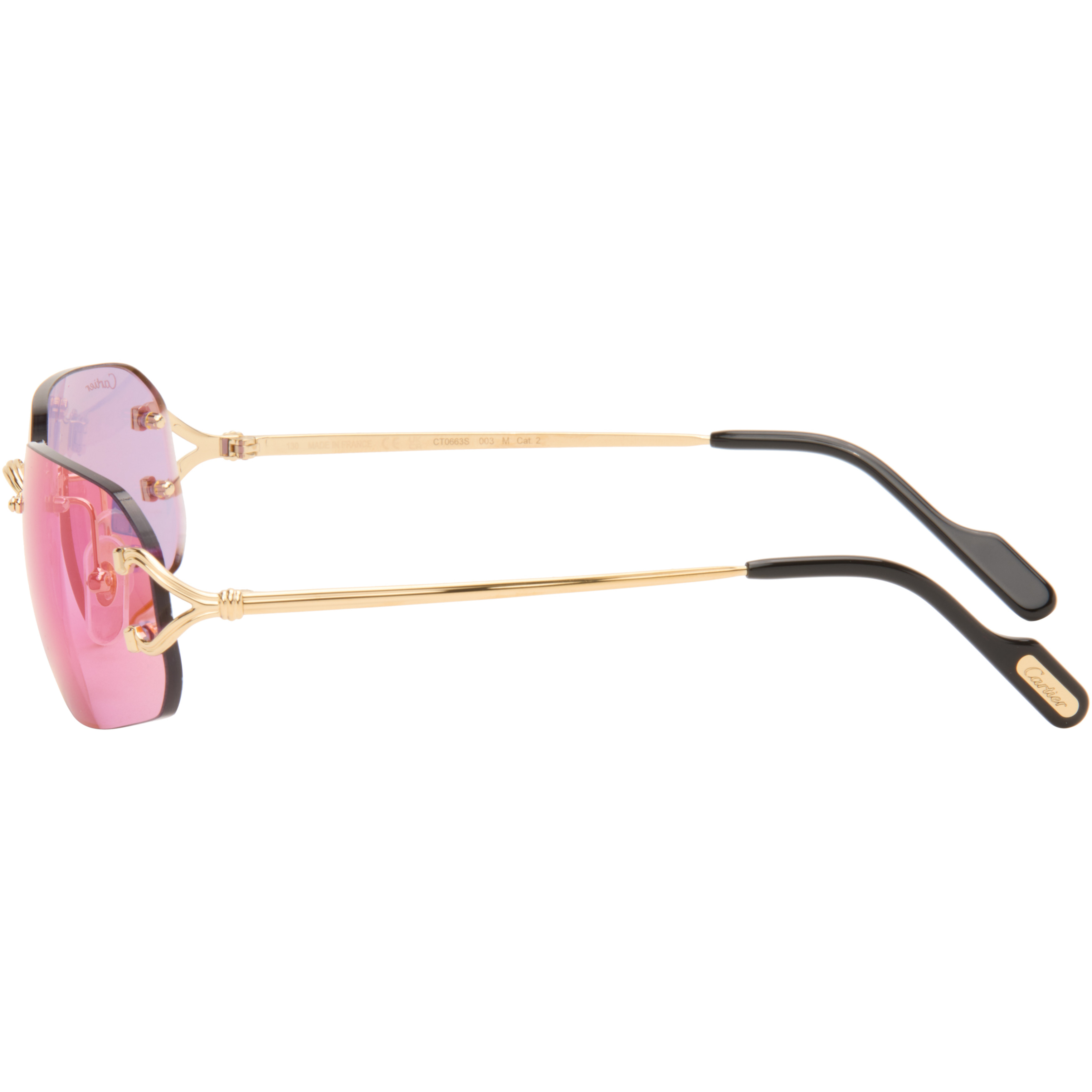 Gold Classic C Motif Sunglasses