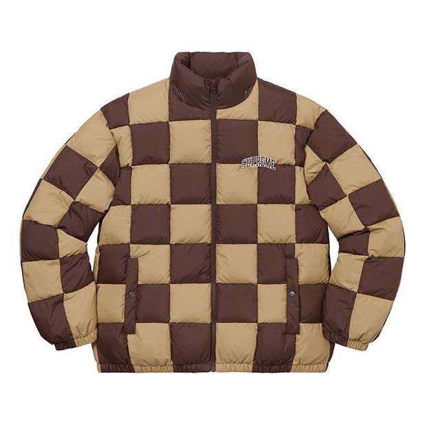 FW19 Week 17 Checkerboard Puffy Jacket