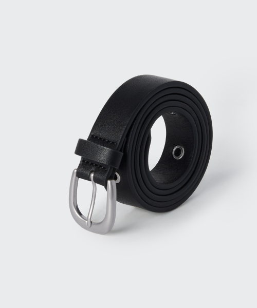 Synthetic Leather Eyelet Belt_25mm