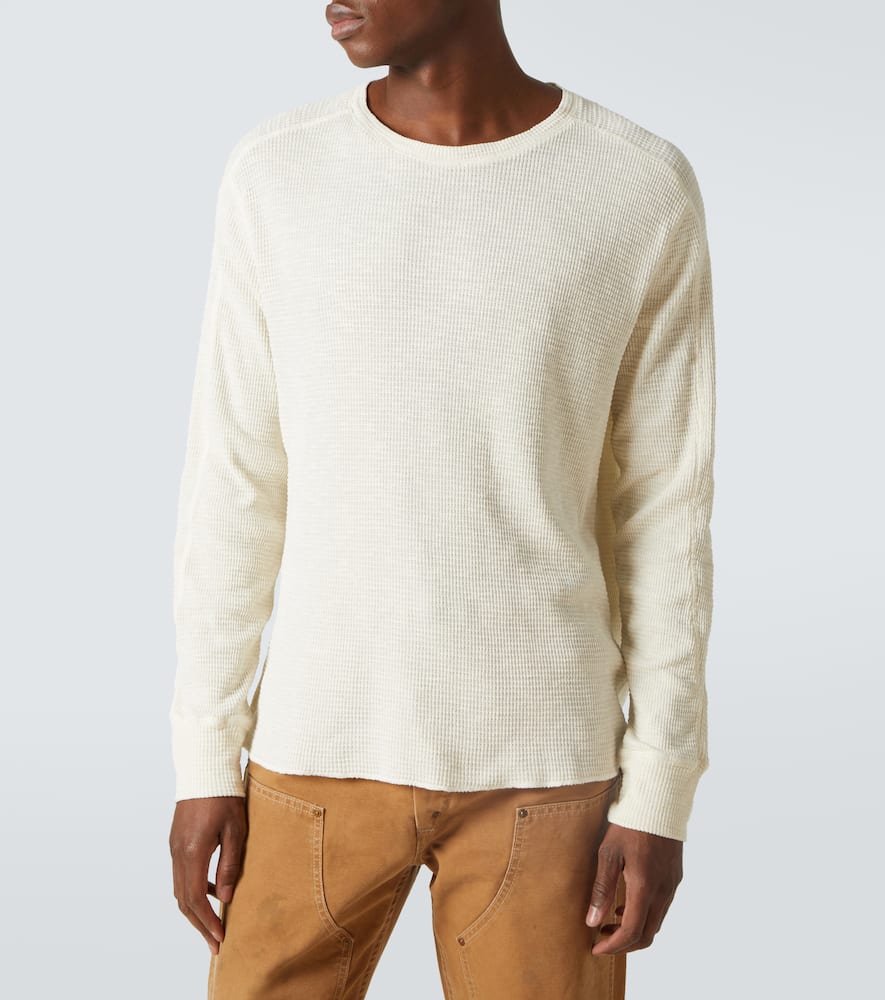 RRL Waffle-knit cotton sweater