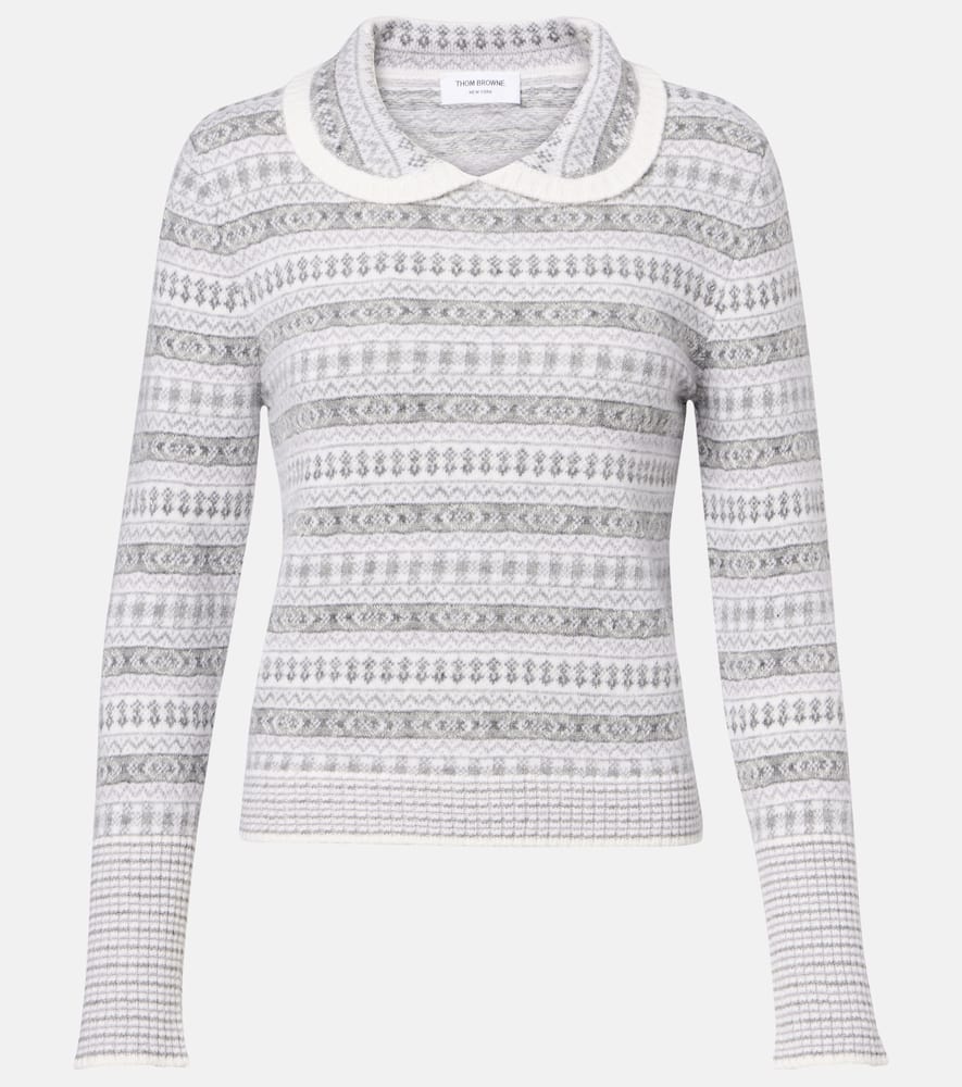 Fair Isle wool-blend jacquard sweater