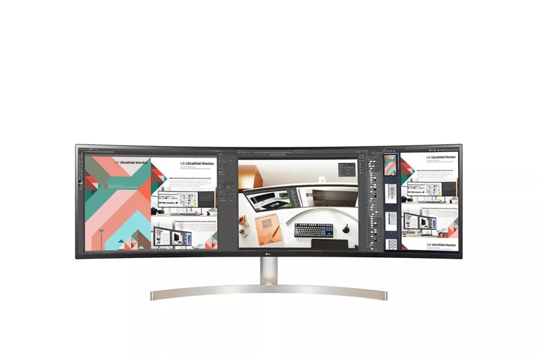 LG 49WL95C-" 32:9 UltraWide Dual QHD 1440P IPS Curved LED Monitor with HDR