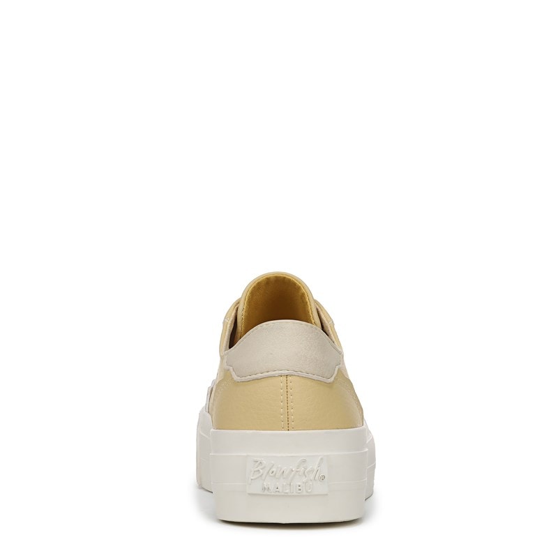 Women's Shade Platform Sneakers (Yellow Faux Leather)