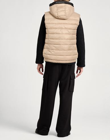 Man Vest Sand Size 36 Polyamide