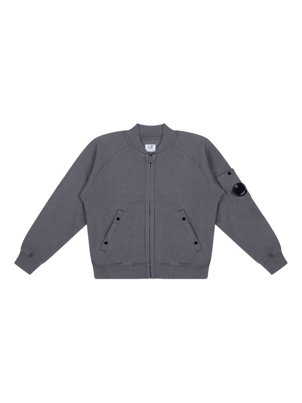 C.P. Company Kids cotton cardigan - Grey