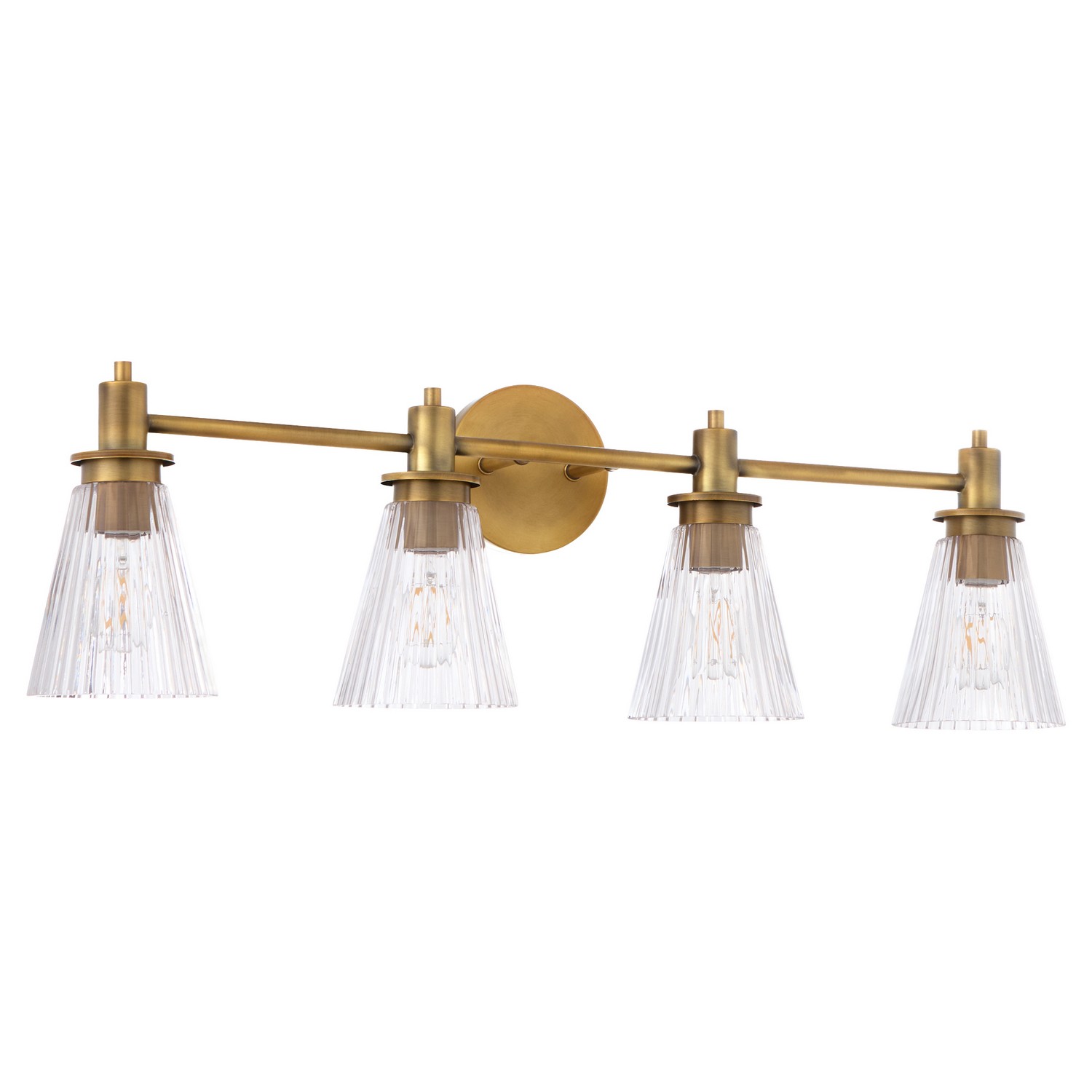 Brushed Brass Bathroom Vanity Light from the Lawton Collection