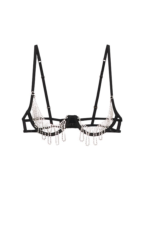 BLUEBELLA Estelle Open Wired Bra in Black. - L also in