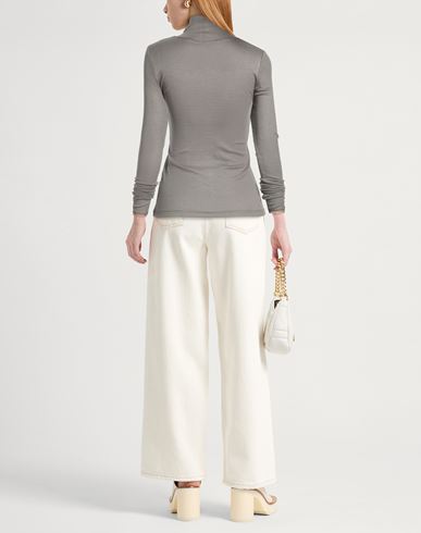 Woman Top Grey Size 6 Viscose, Elastane