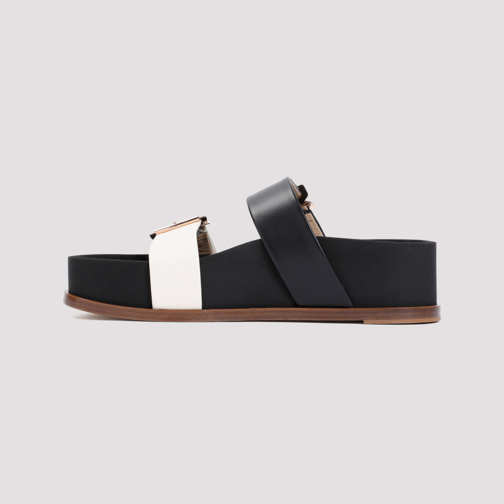 Black Wren Leather Sandals