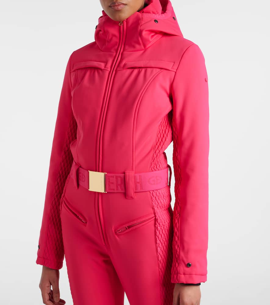 Angele faux fur-trimmed ski suit