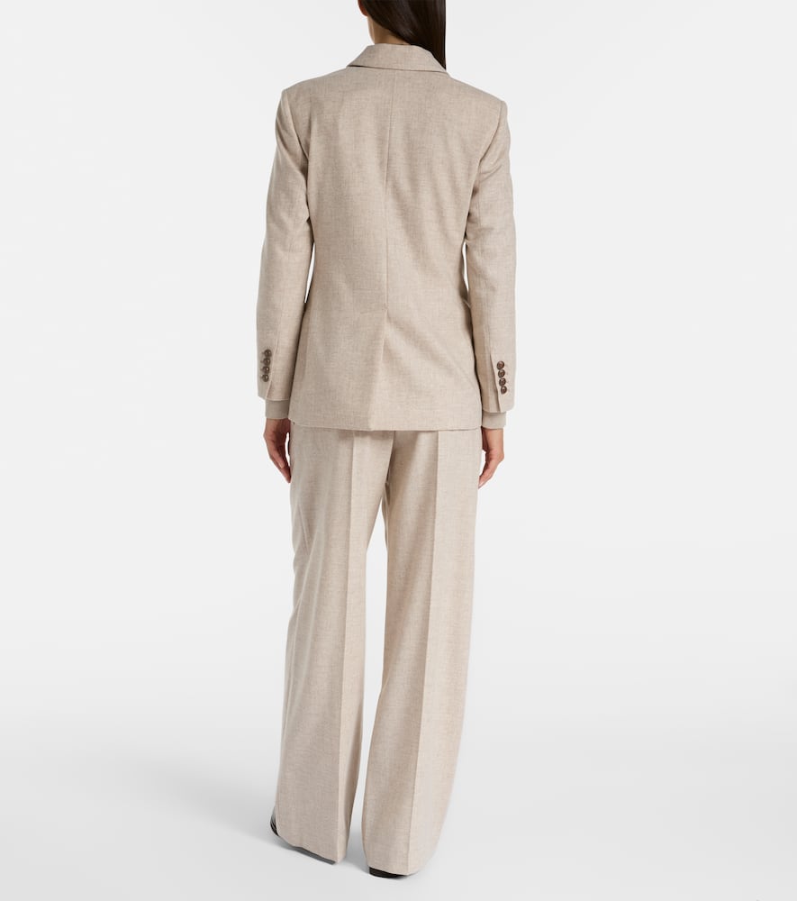 Wool and cashmere blazer