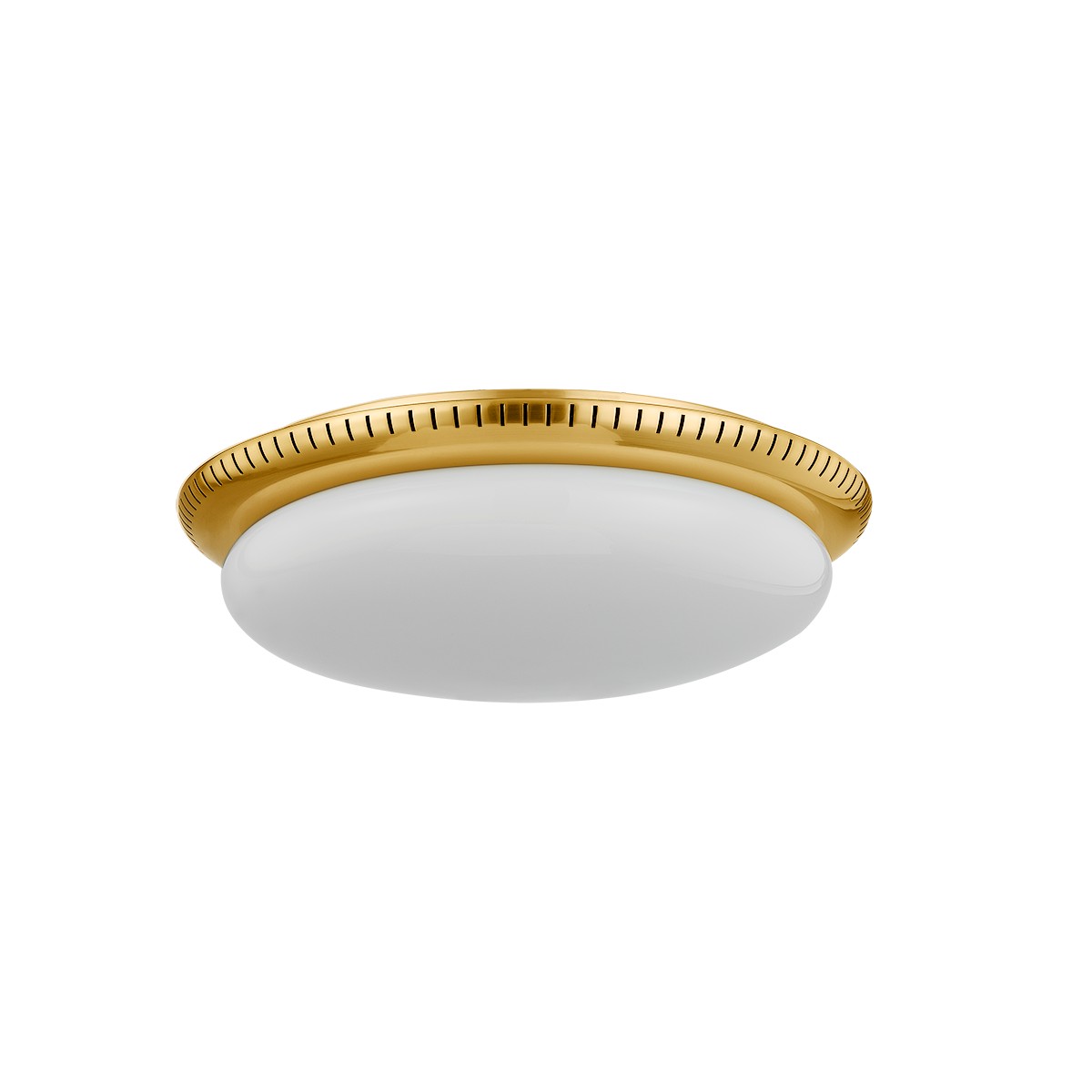 Aged Brass LED Flush Mount from the North Castle Collection