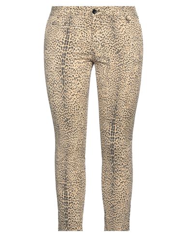 Mason's Woman Pants Sand Size 10 Cotton, Elastane