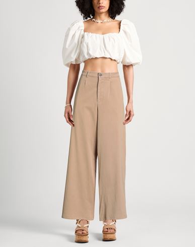 Woman Pants Camel Size XS Lyocell, Cotton, Elastane