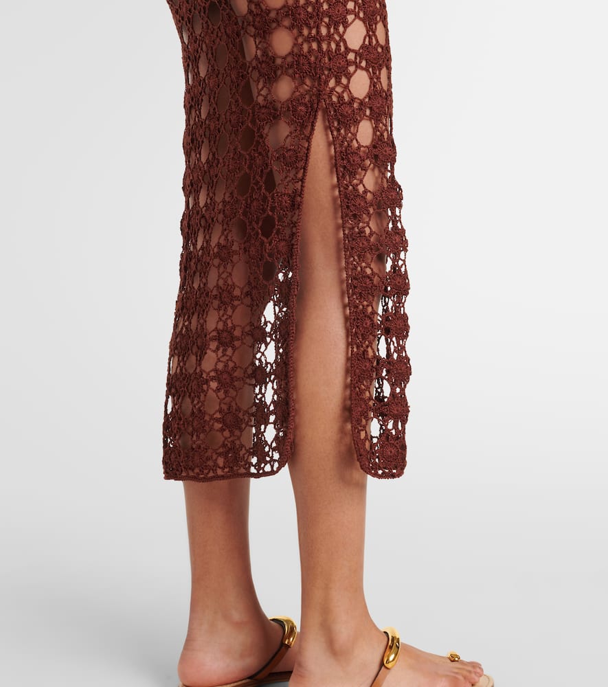Crochet cotton beach dress
