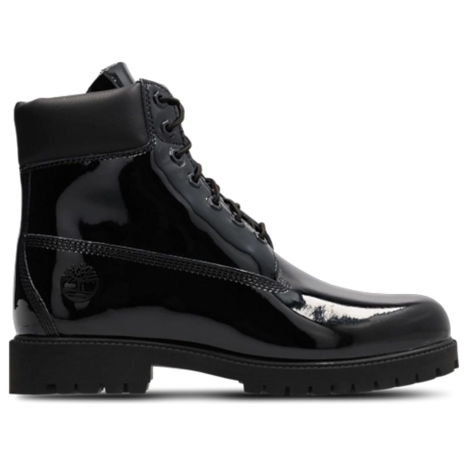 6 Inch Premium Waterproof Patent Boots 'Black'