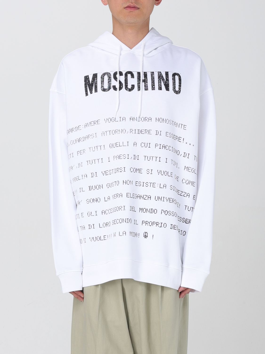 Sweatshirt MOSCHINO COUTURE Men color White