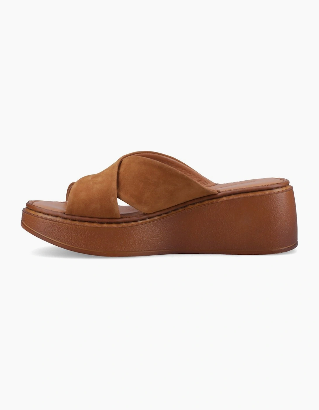 Hush Puppies Women's Bobbi Womens Wedge Sandals - Brown