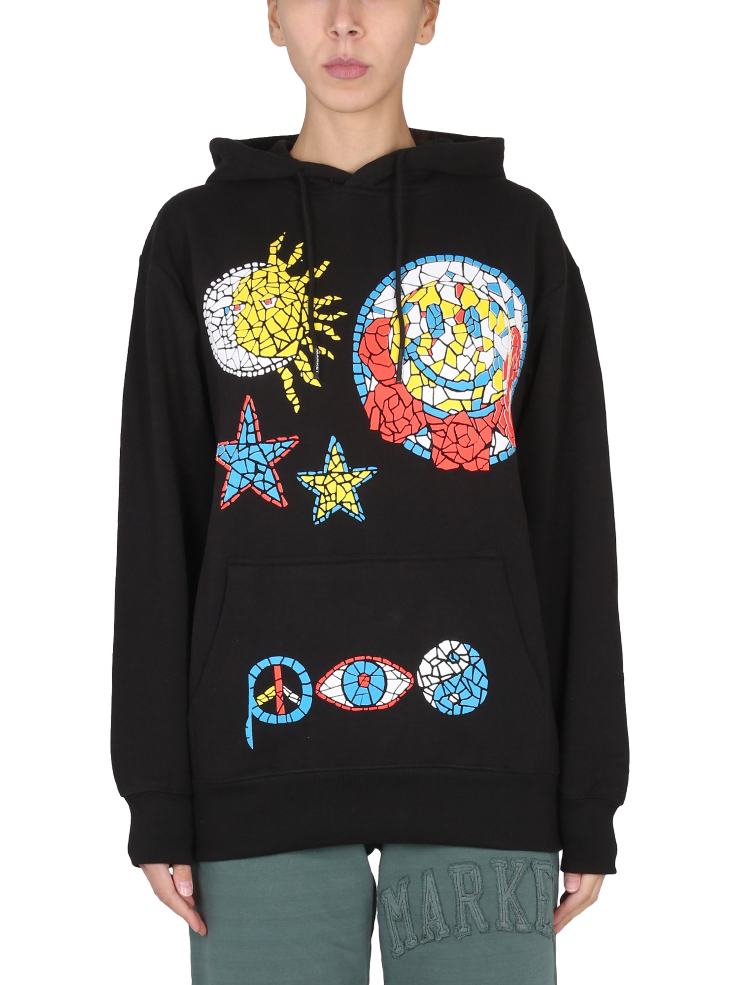 Hand drawn varsity sweatshirt