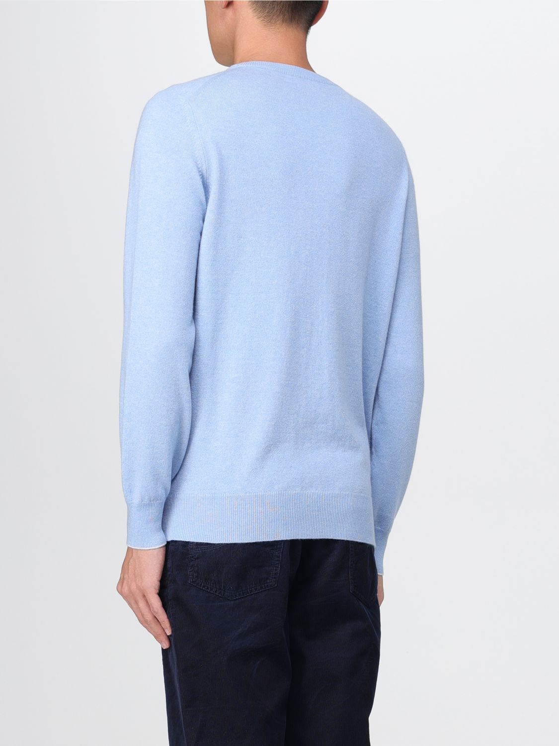 Sweater Men color Gnawed Blue
