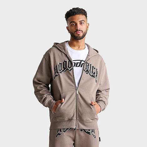 Men's OG Ritual Full-Zip Hoodie in Driftwood/Black