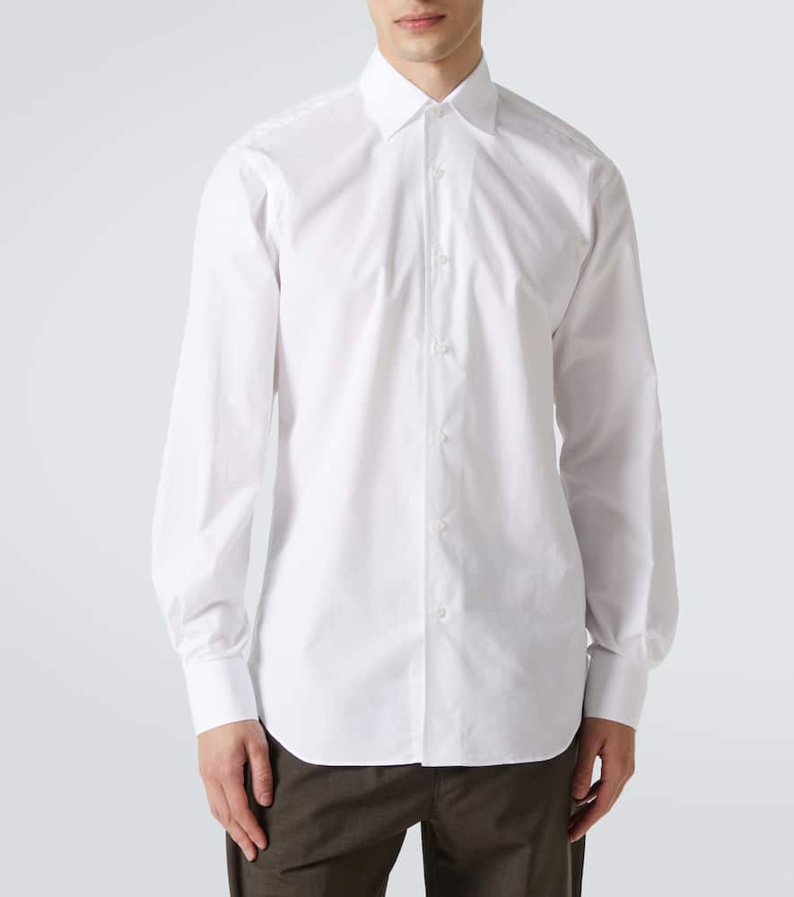 Cotton poplin shirt