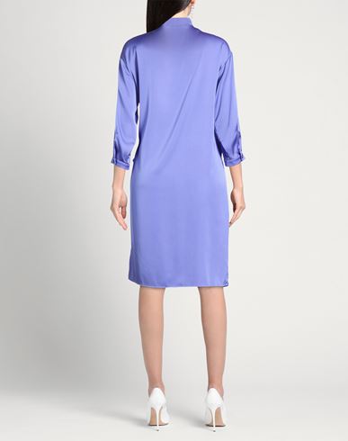 Woman Midi dress Purple Size 6 Polyester, Elastane