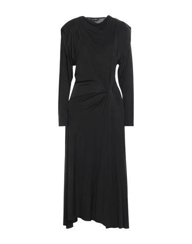 Isabel Marant Woman Midi dress Black Size 2 Viscose, Silk