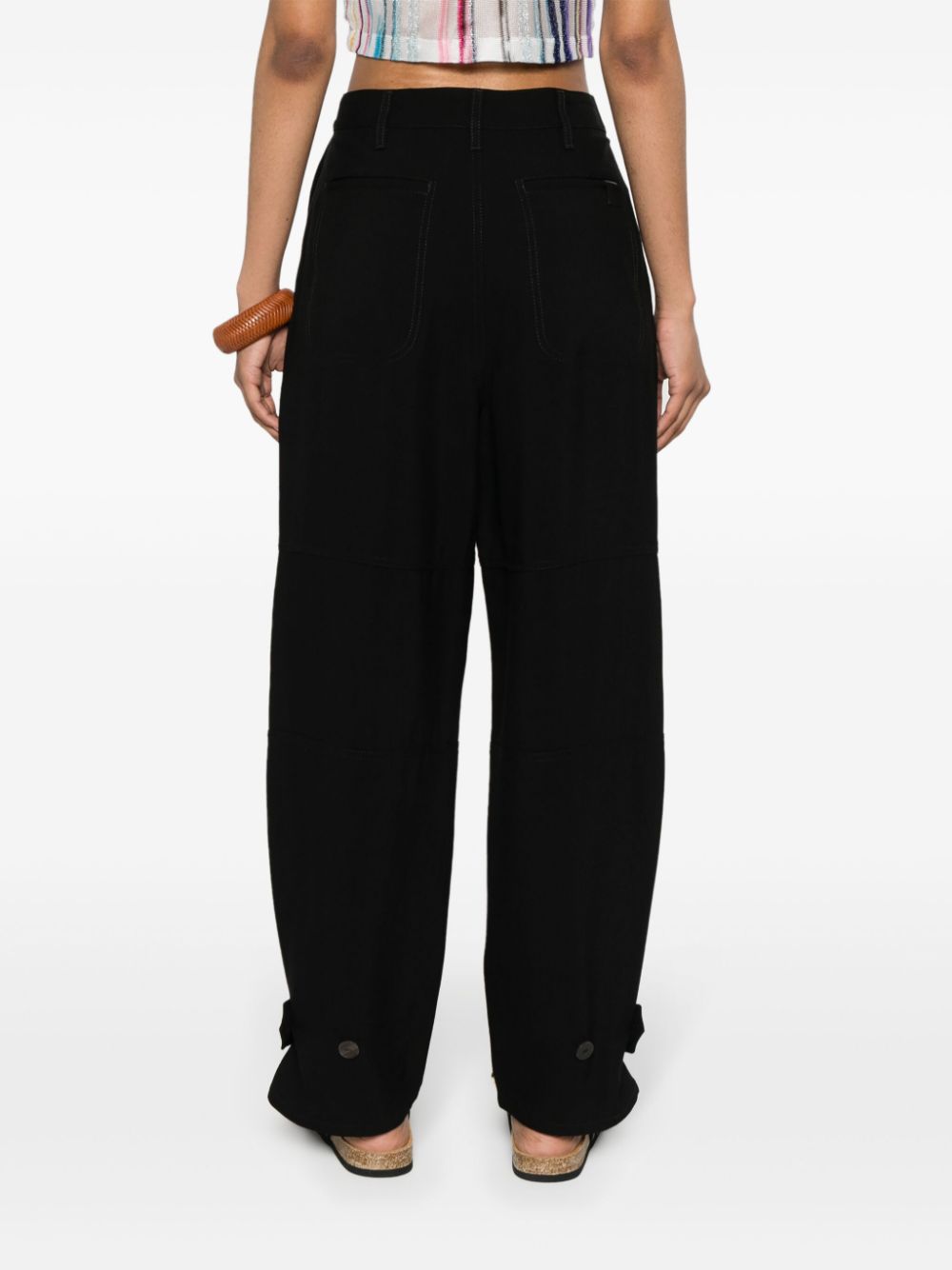 Loewe Paula's Ibiza Linen Blend Cargo Trousers