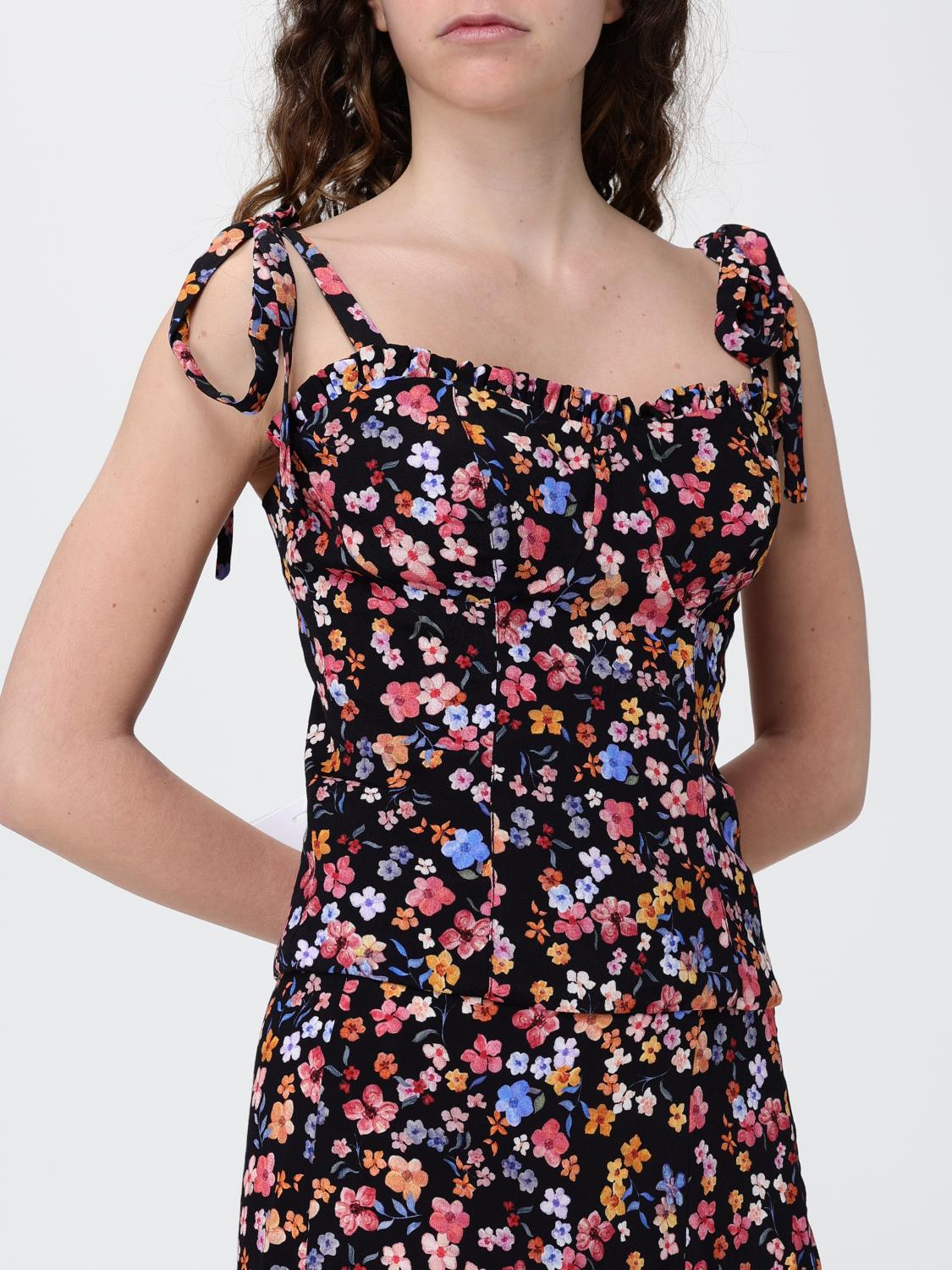 Top Woman color Black