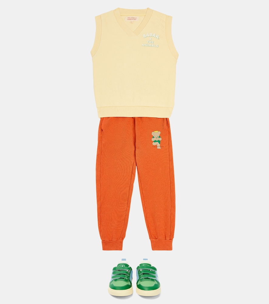 X Babar cotton sweater vest