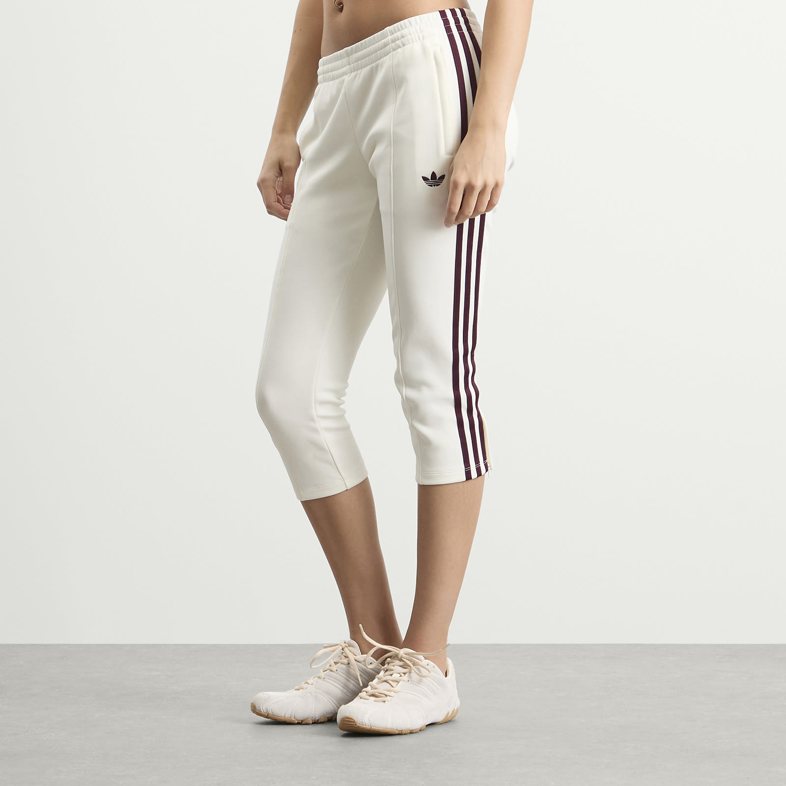 Women's Capri Trackpants in Off White