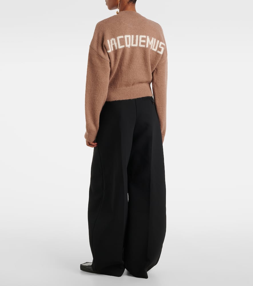Alpaca and wool-blend sweater