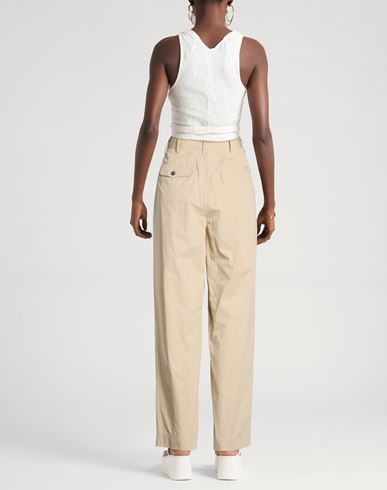 Woman Pants Beige Size 8 Cotton