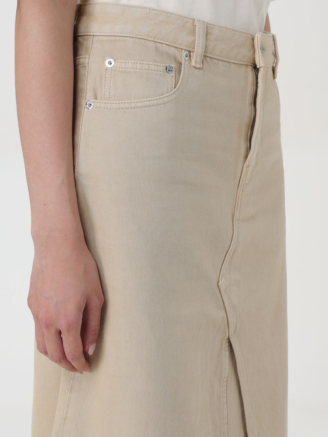 Skirt Woman color Beige
