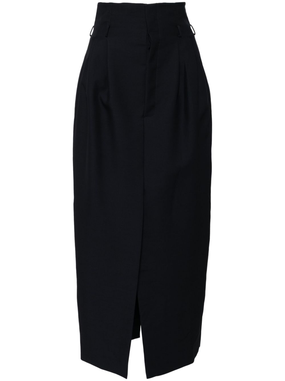 High waist pencil skirt - Blue